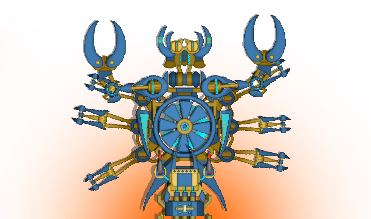 A giant Tanks Defense boss